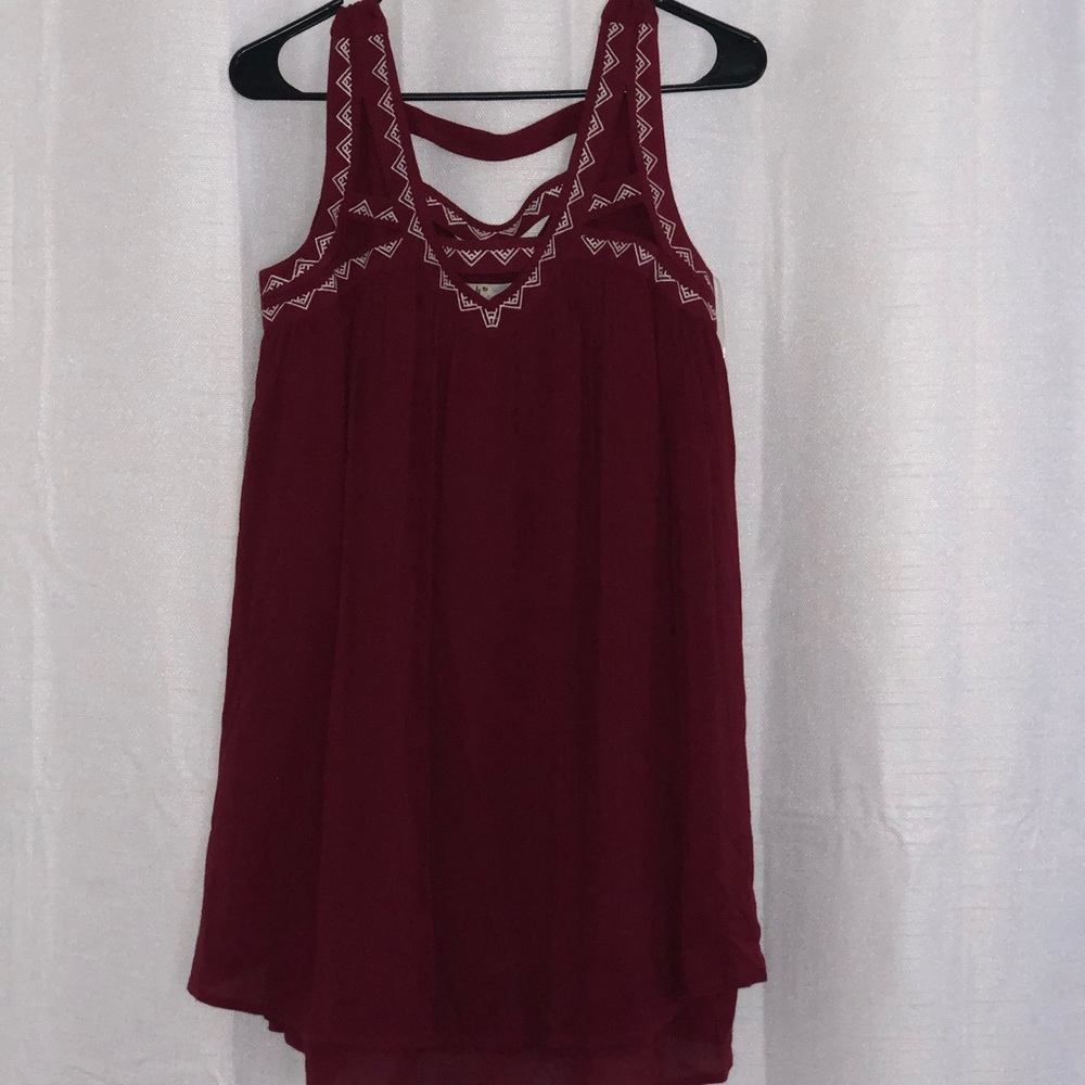Maroon dress